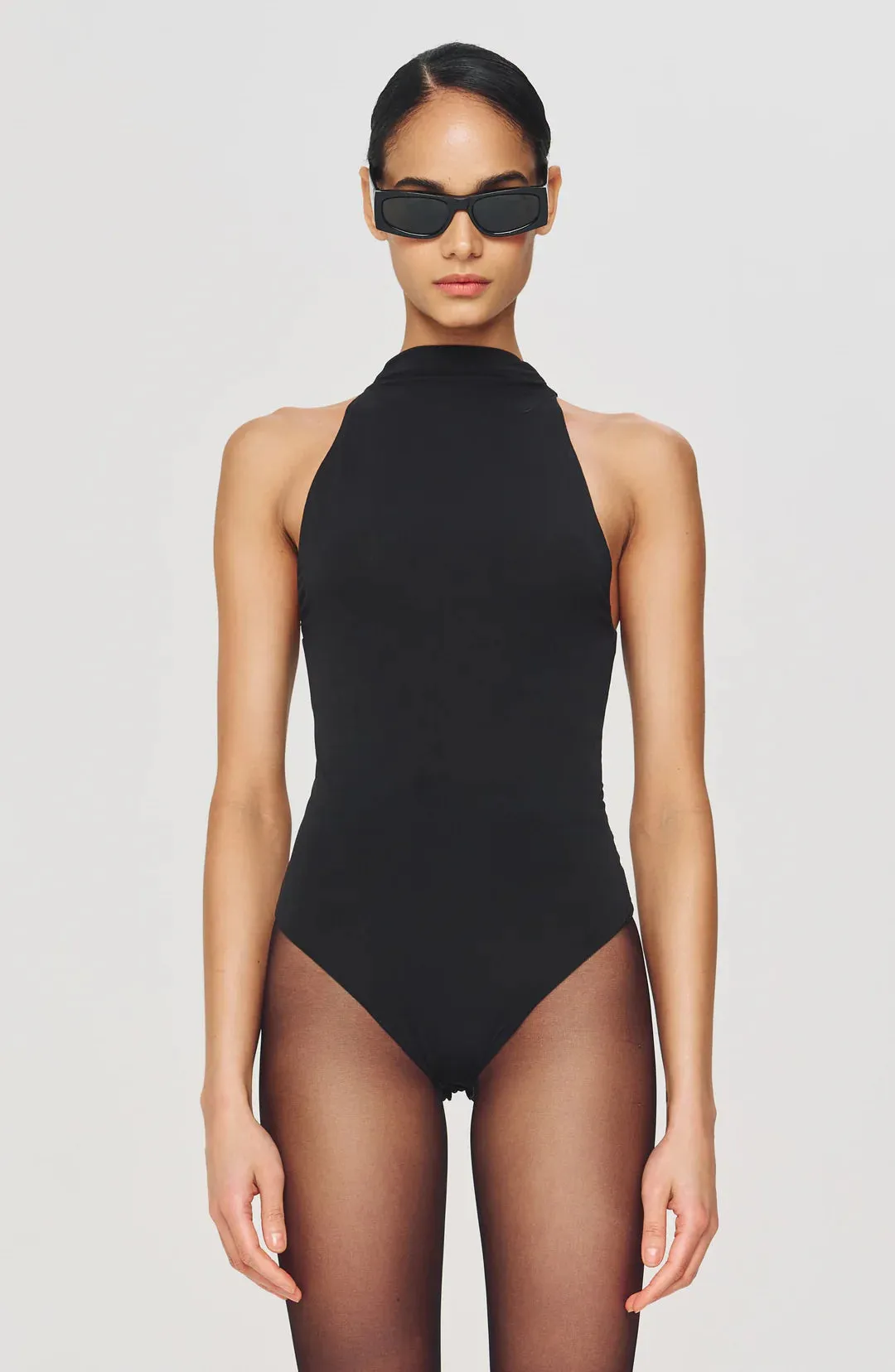 Ronny Kobo - Spen Bodysuit - Black sold by Jessie Boutique
