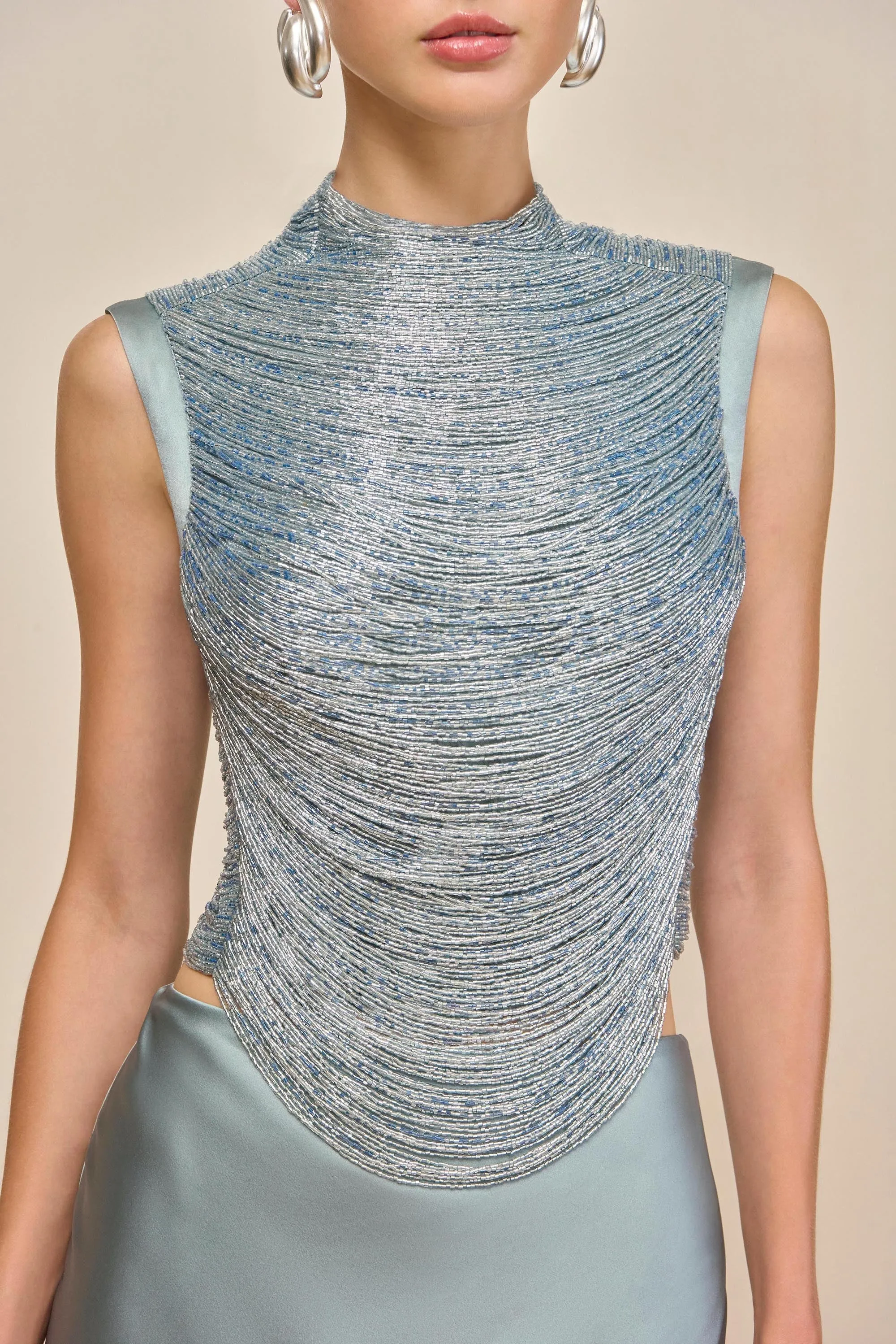 Cult Gaia - Taraji Top - Celadon sold by Jessie Boutique