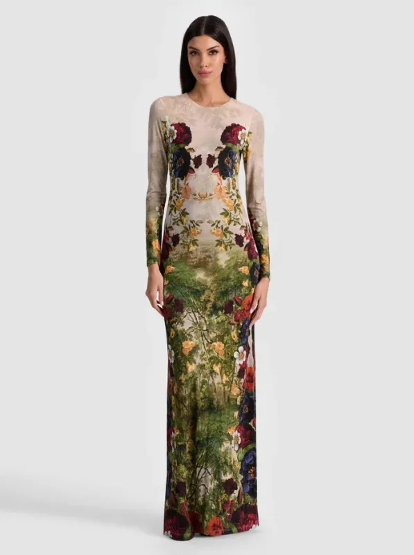 Alice + Olivia - Delora Maxi Dress - Forbidden Forest sold by Jessie Boutique