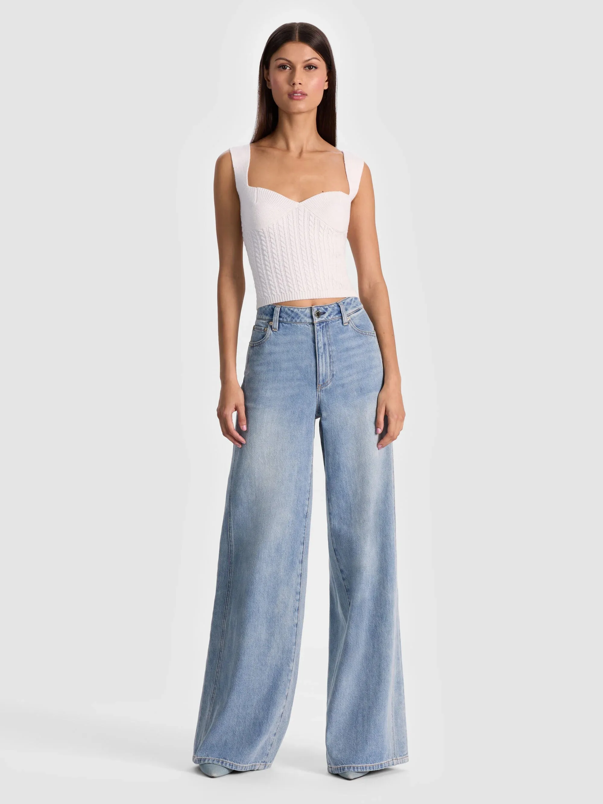 Alice + Olivia - Adrianna Knit Corset - Multiple Colors sold by Jessie Boutique product image thumbnail 3