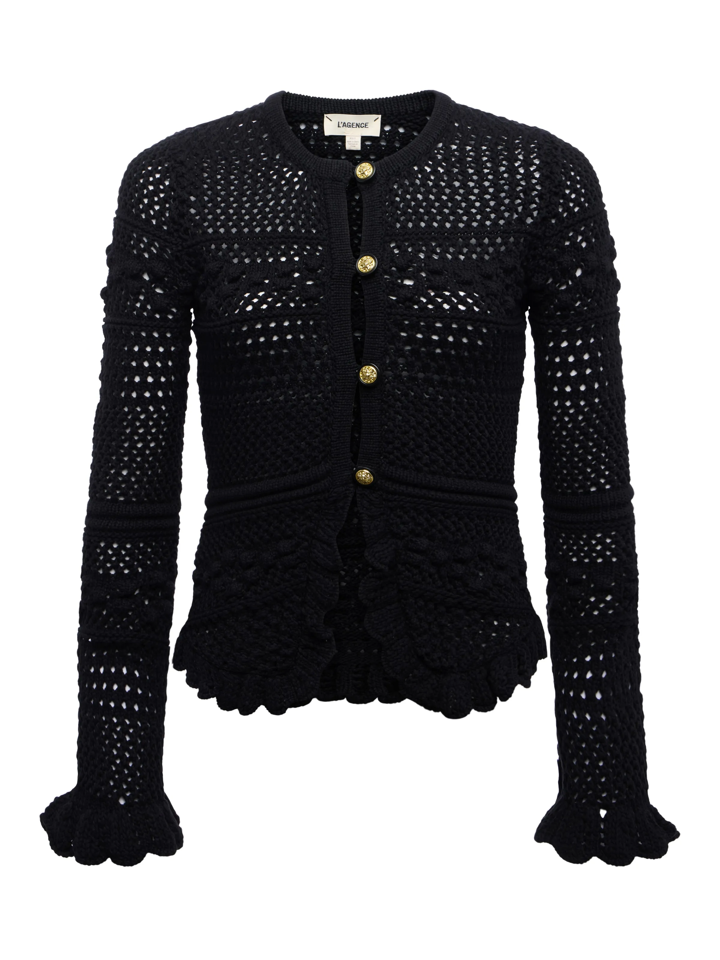 L'agence - Kiva Knit Cardigan - Black sold by Jessie Boutique