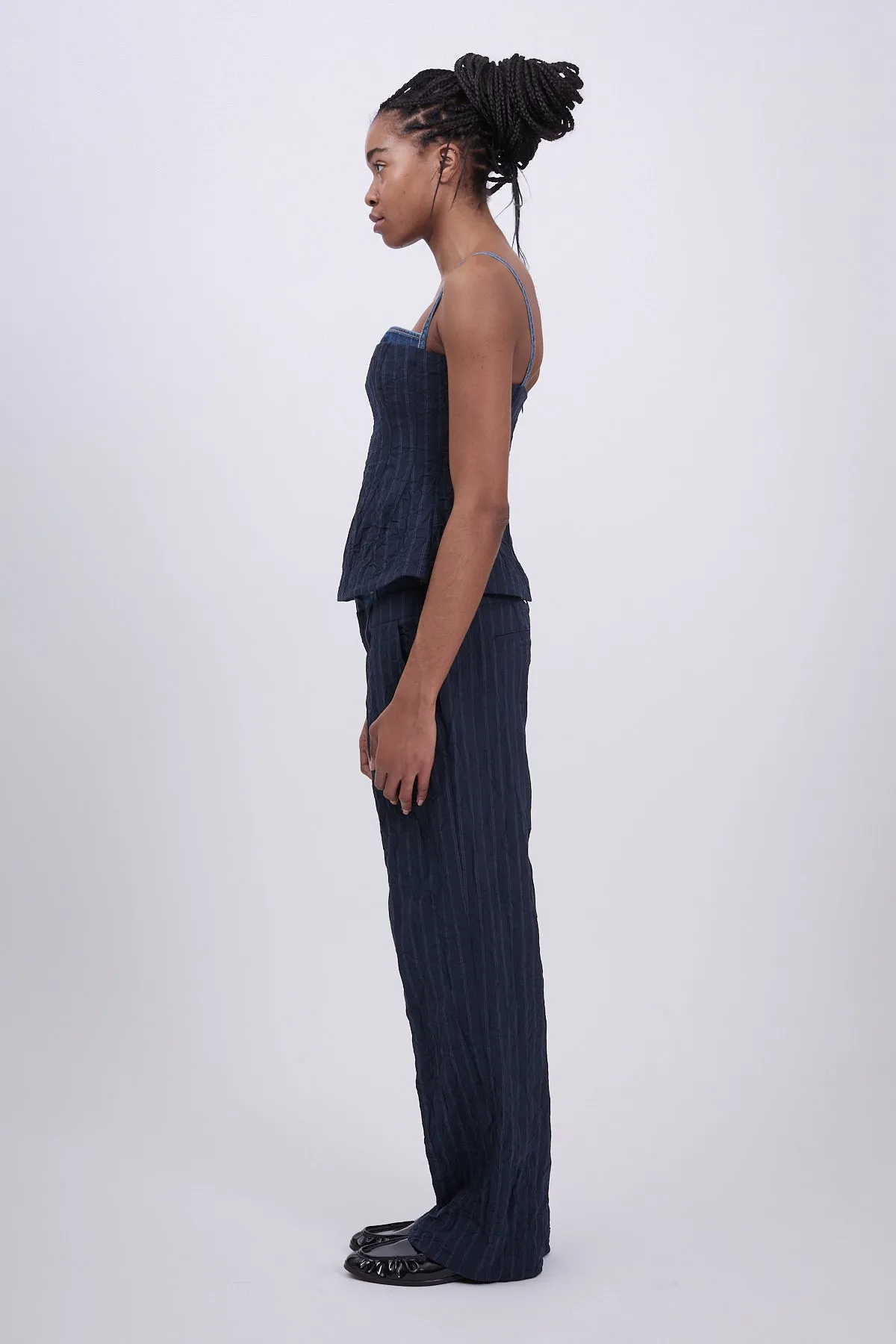Simkhai - Jennings Bustier Top - Midnight Stripe sold by Jessie Boutique product image thumbnail 2
