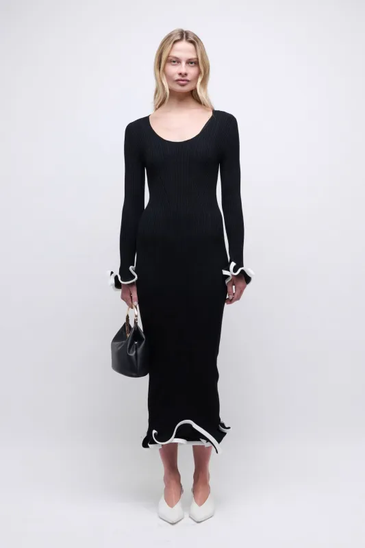 Simkhai - Solani Midi Dress - Black sold by Jessie Boutique