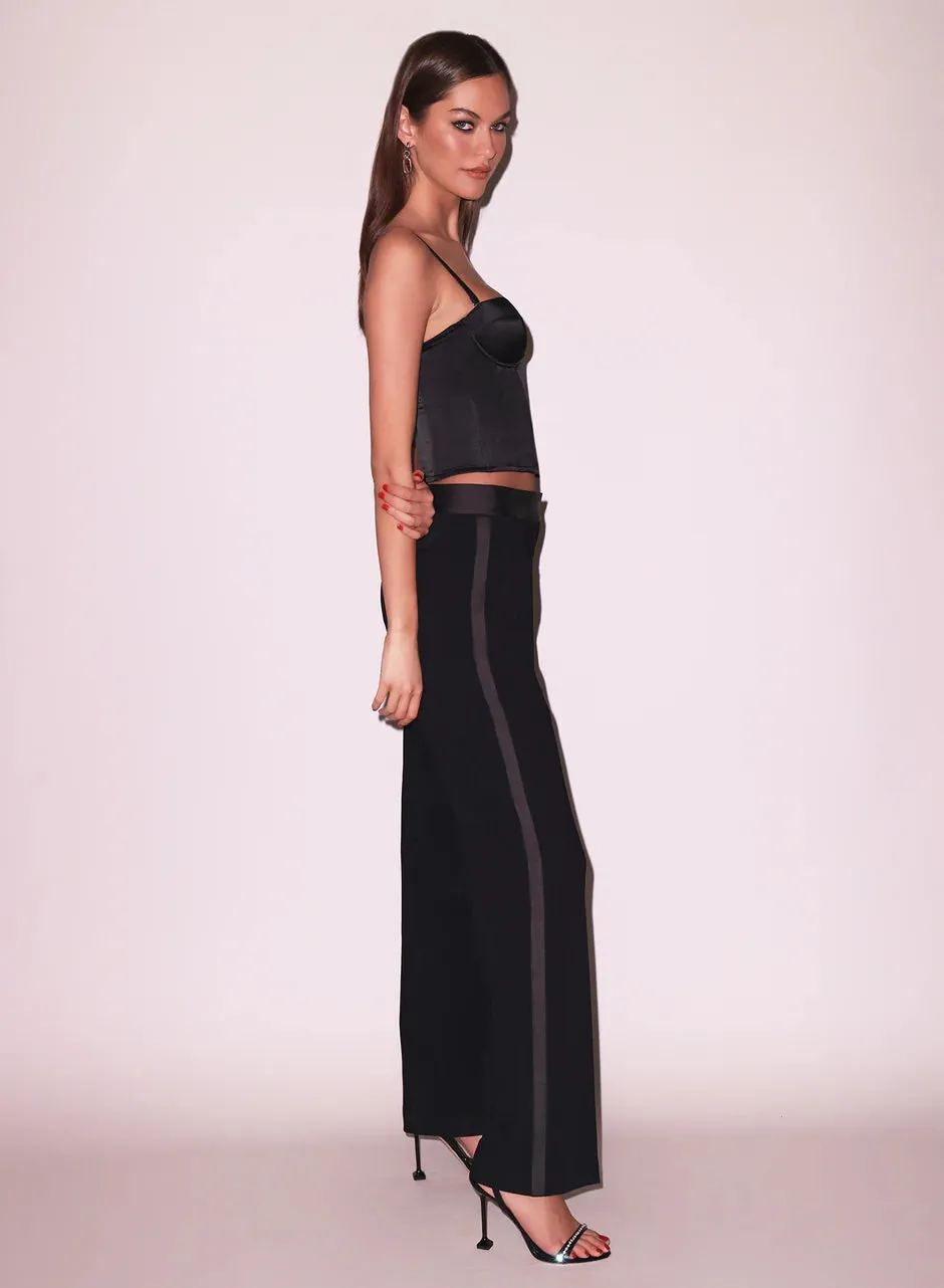Fleur Du Mal - Tuxedo Pant - Black sold by Jessie Boutique product image thumbnail 2