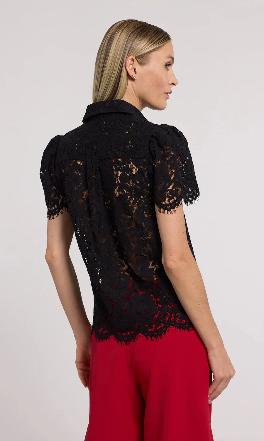 Generation love - Murphy Lace Shirt - Black sold by Jessie Boutique product image thumbnail 2