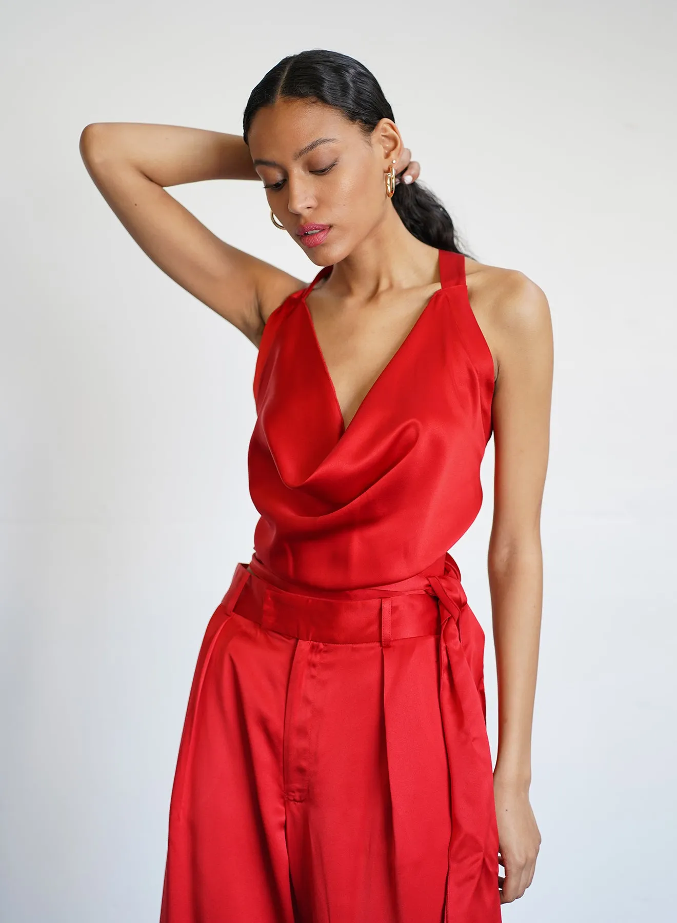 LNA - Two Way Wrap Top - Red sold by Jessie Boutique
