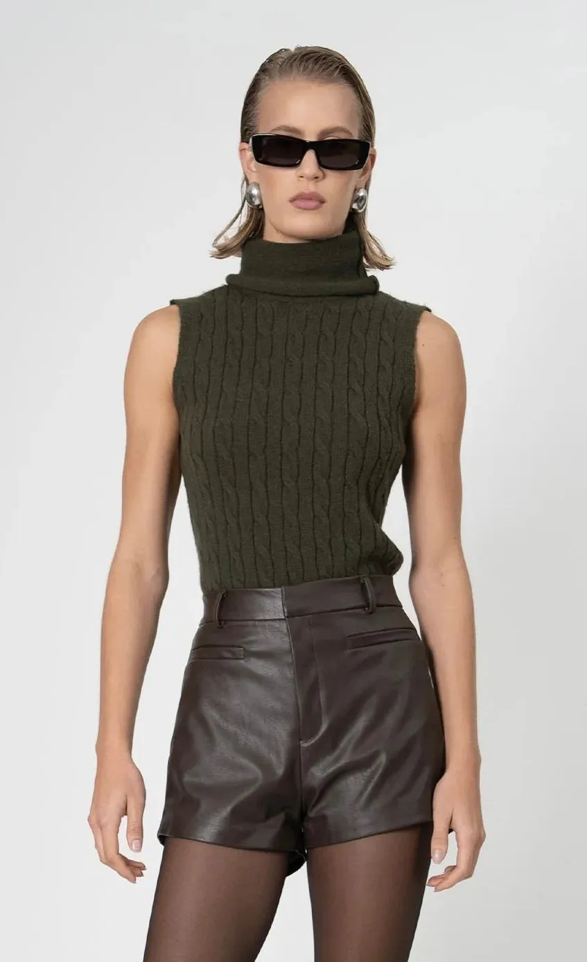 Nonchalant - Jodie Top - Army Green sold by Jessie Boutique