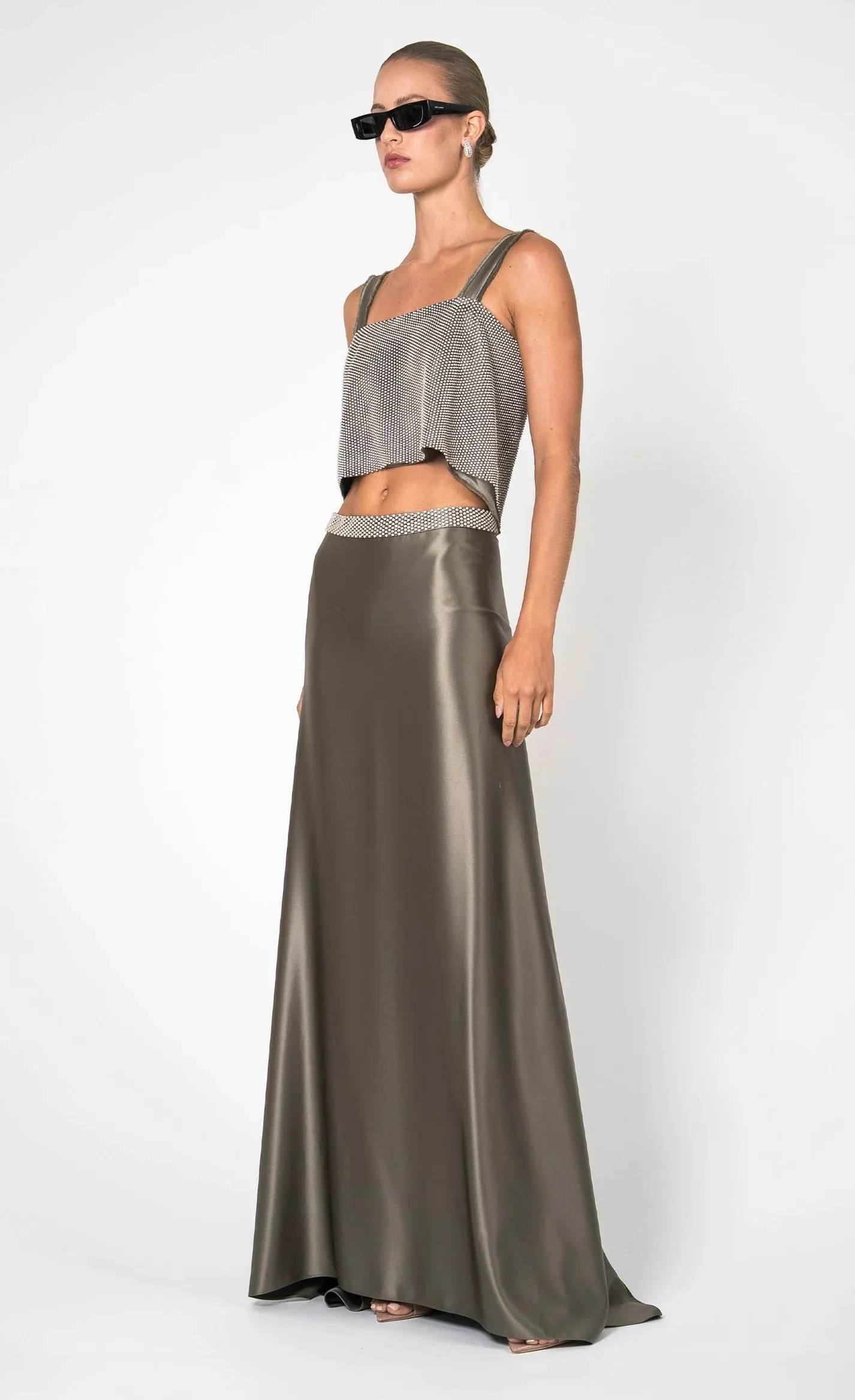Nonchalant - Gemma Maxi Skirt - Moss sold by Jessie Boutique product image thumbnail 2
