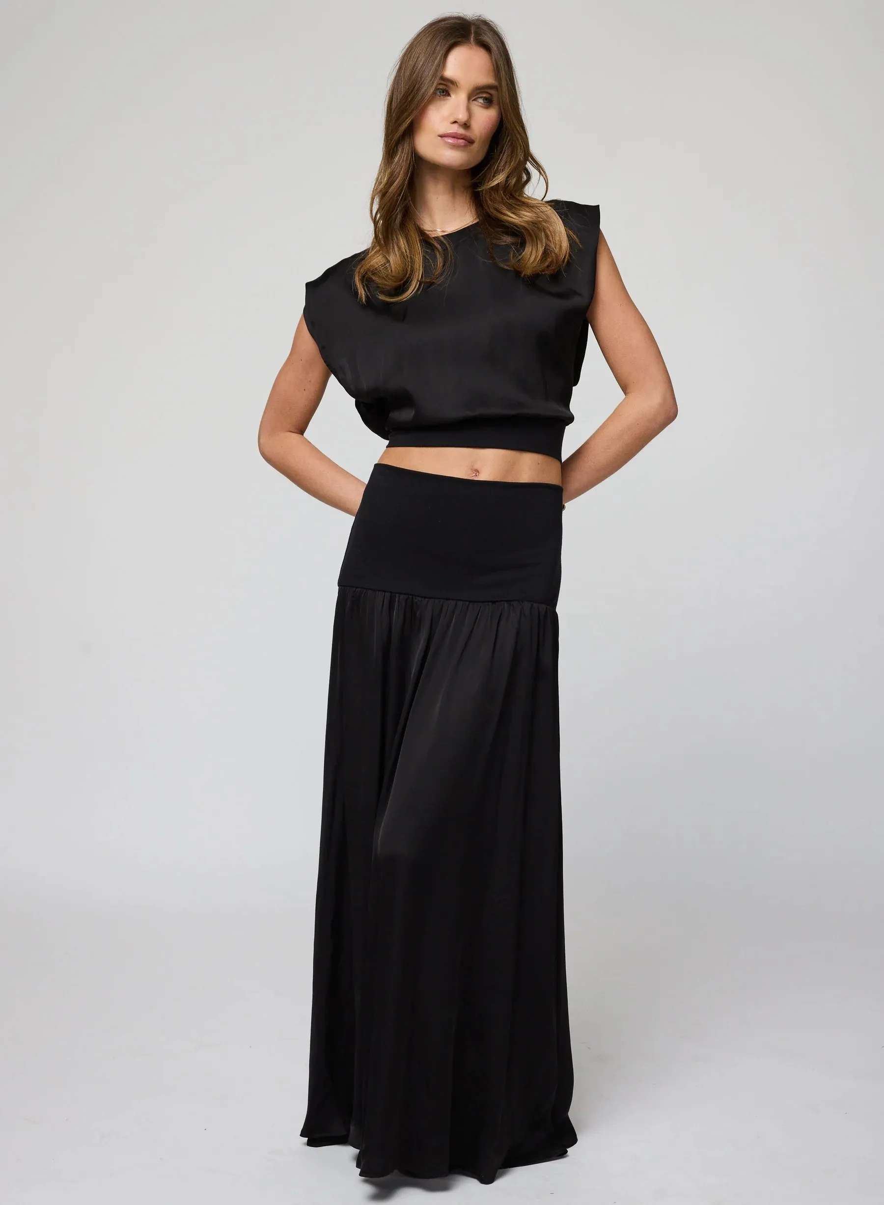 Stillwater - The Blake Maxi Skirt - Black sold by Jessie Boutique