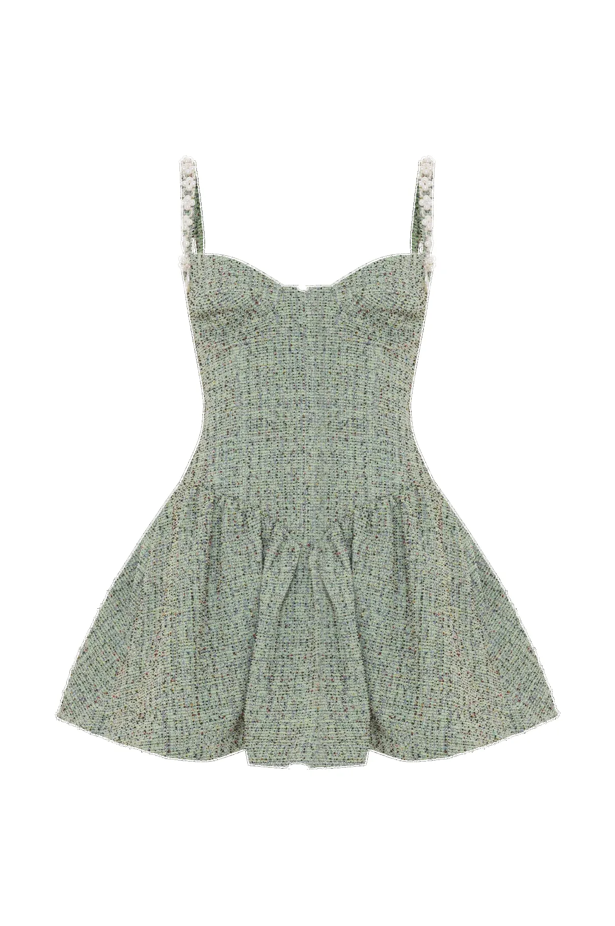 Patbo - Crystal Tweed Mini Dress - Green sold by Jessie Boutique product image thumbnail 2