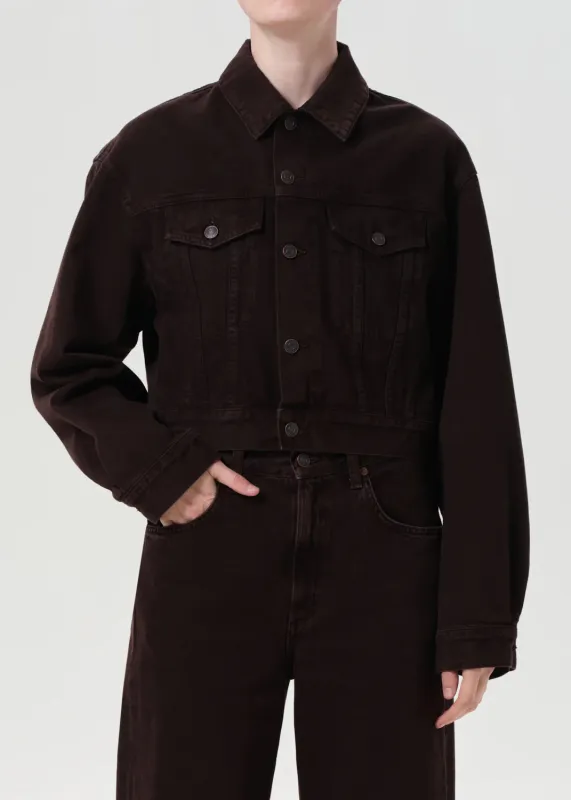 Agolde - Radley Jacket - Sloe Berry sold by Jessie Boutique