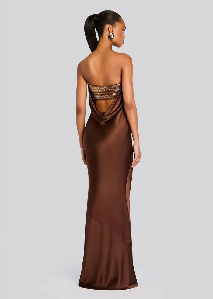 Retrofete - Graziella Embellished Dress - Espresso sold by Jessie Boutique product image thumbnail 3