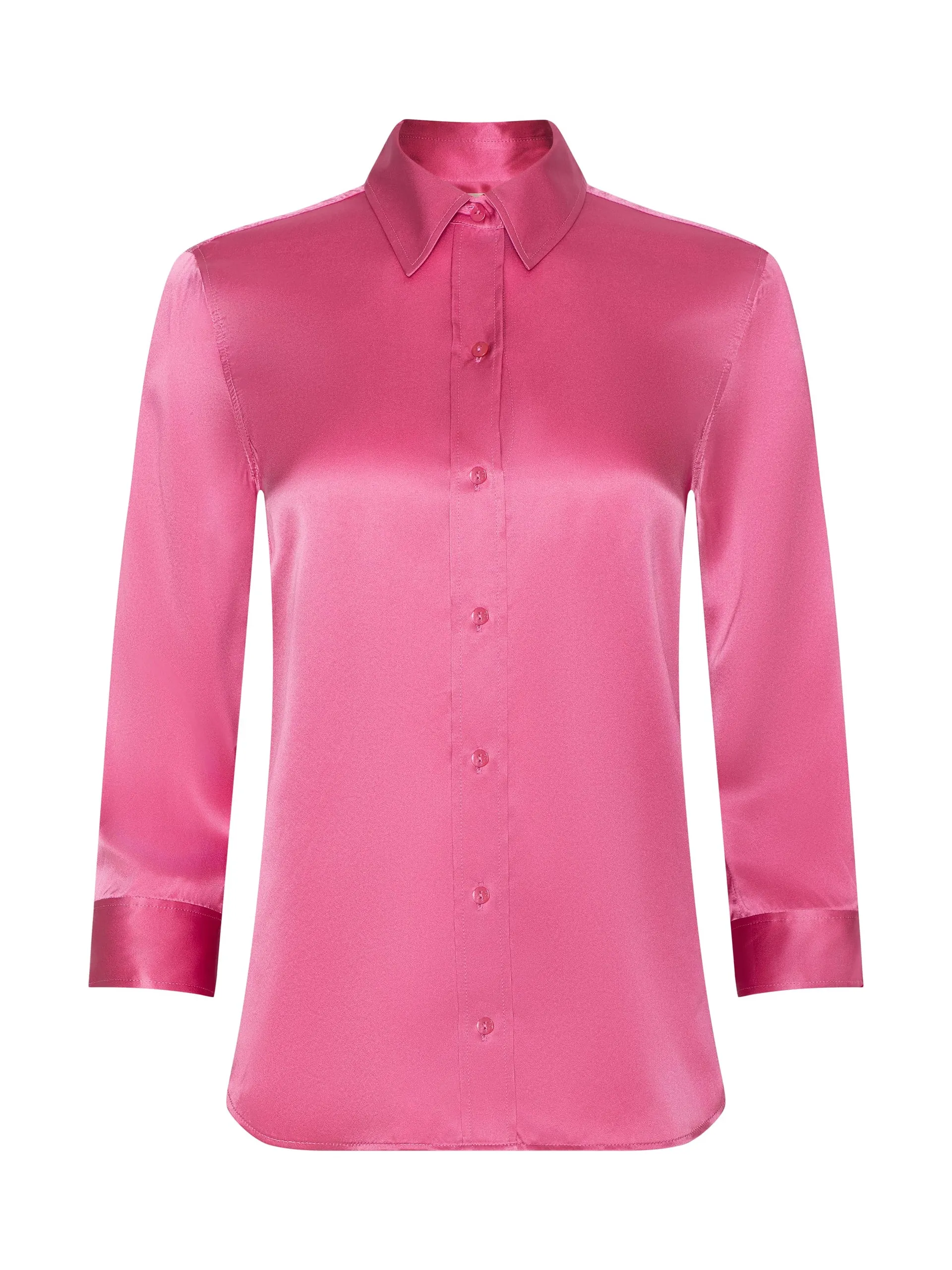 L'agence - Dani Silk Blouse - Pinktober sold by Jessie Boutique product image thumbnail 2