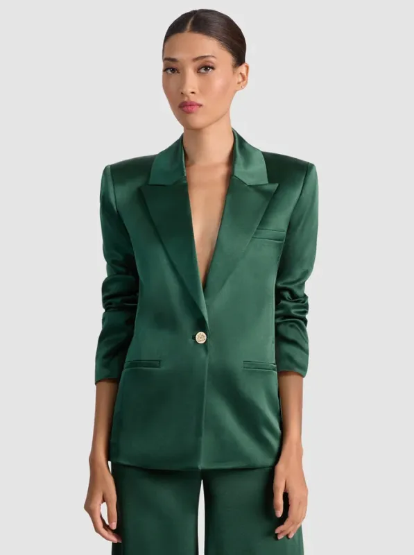 Alice + Olivia - Silas Blazer - Green Mystique sold by Jessie Boutique