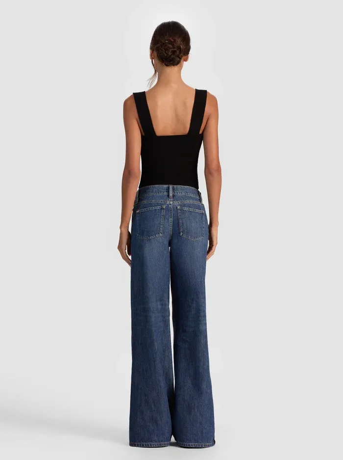 Alice + Olivia - Adrianna Knit Corset - Black sold by Jessie Boutique product image thumbnail 3