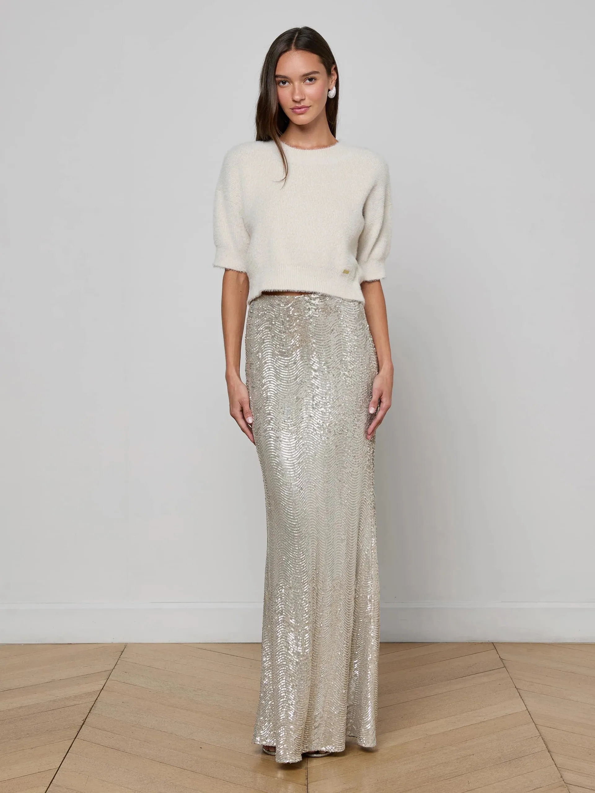 L'agence - Guinevere Sweater - Vintage White sold by Jessie Boutique product image thumbnail 3