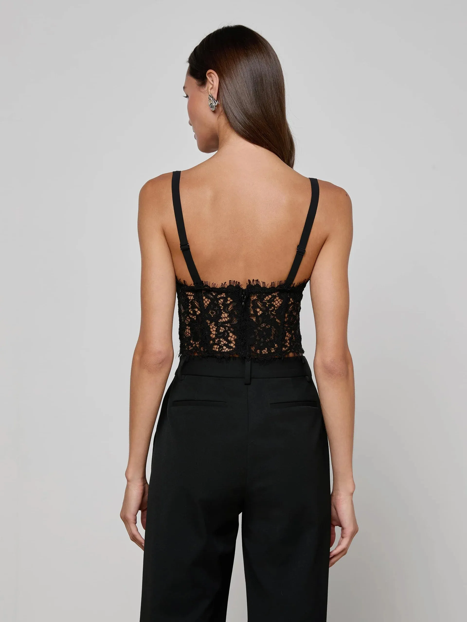 L'agence - Raquel Lace Bustier - Black sold by Jessie Boutique product image thumbnail 3