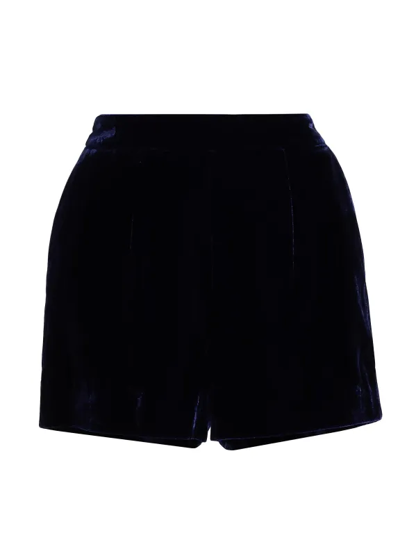 L'agence - Ashton Velvet Short - Black sold by Jessie Boutique