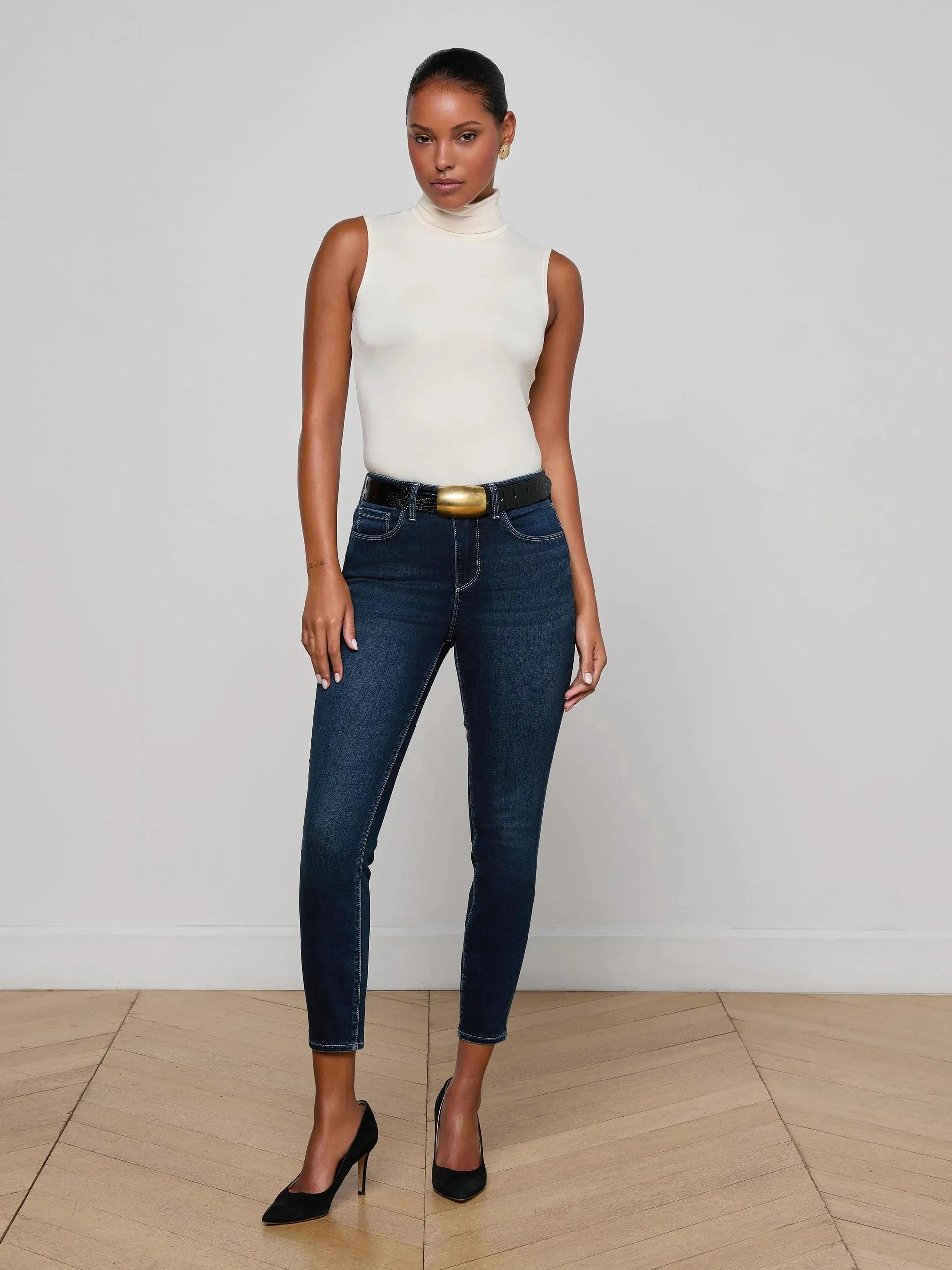 L'agence - Margot Cropped Skinny Jean - Bolton sold by Jessie Boutique