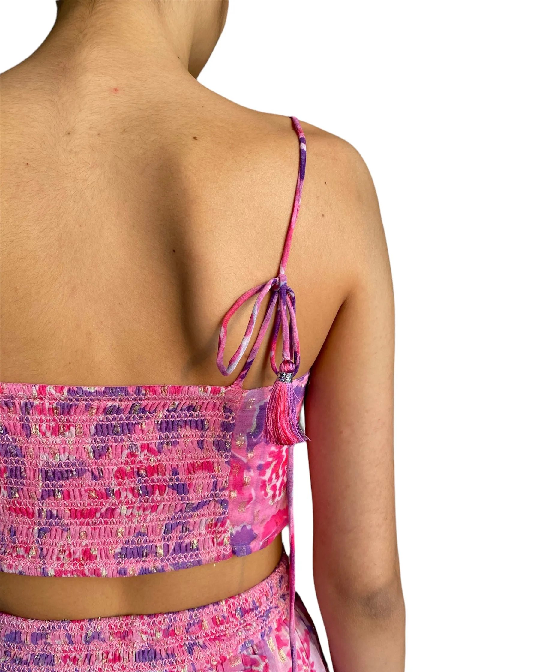 Rococo Sand - Lei Bandeau - Bubblegum Pink & Purple sold by Jessie Boutique product image thumbnail 4