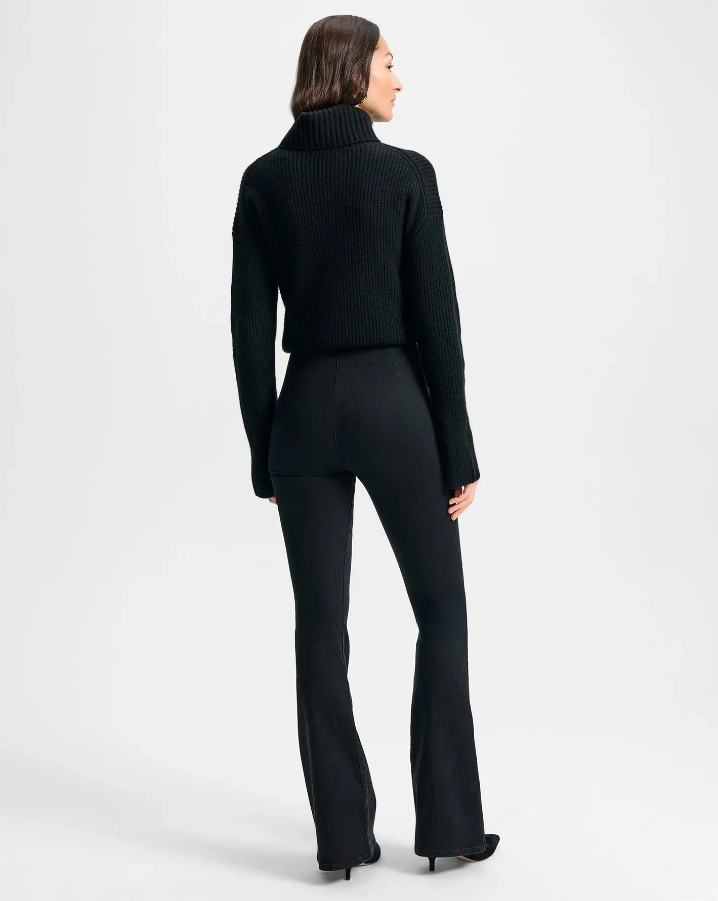 Veronica Beard - Beverly Flare Jean - Onyx sold by Jessie Boutique product image thumbnail 4