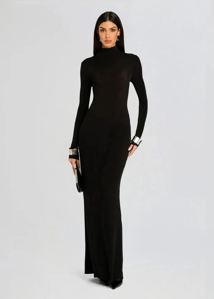 SER.O.YA - Kim Maxi Dress - Black sold by Jessie Boutique
