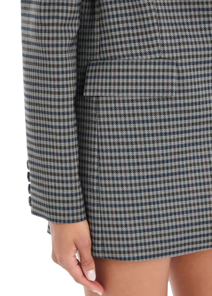 SER.O.YA - Walter Blazer - Charcoal Houndstooth sold by Jessie Boutique product image thumbnail 2