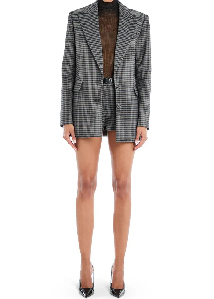 SER.O.YA - Walter Blazer - Charcoal Houndstooth sold by Jessie Boutique product image thumbnail 4