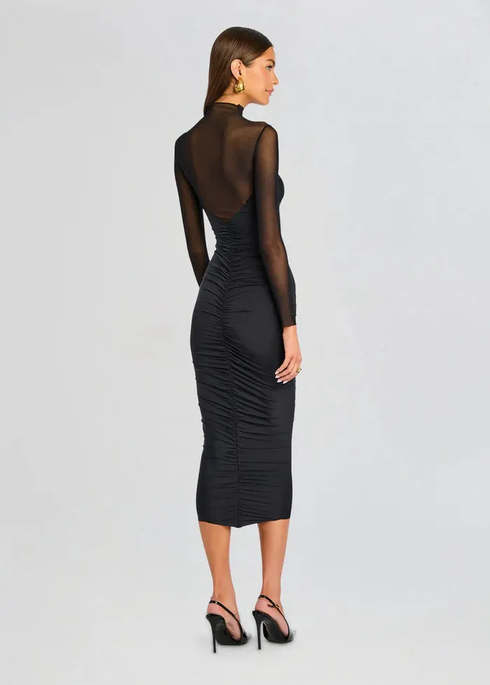SER.O.YA - Emilyn Midi Dress - Black sold by Jessie Boutique product image thumbnail 4
