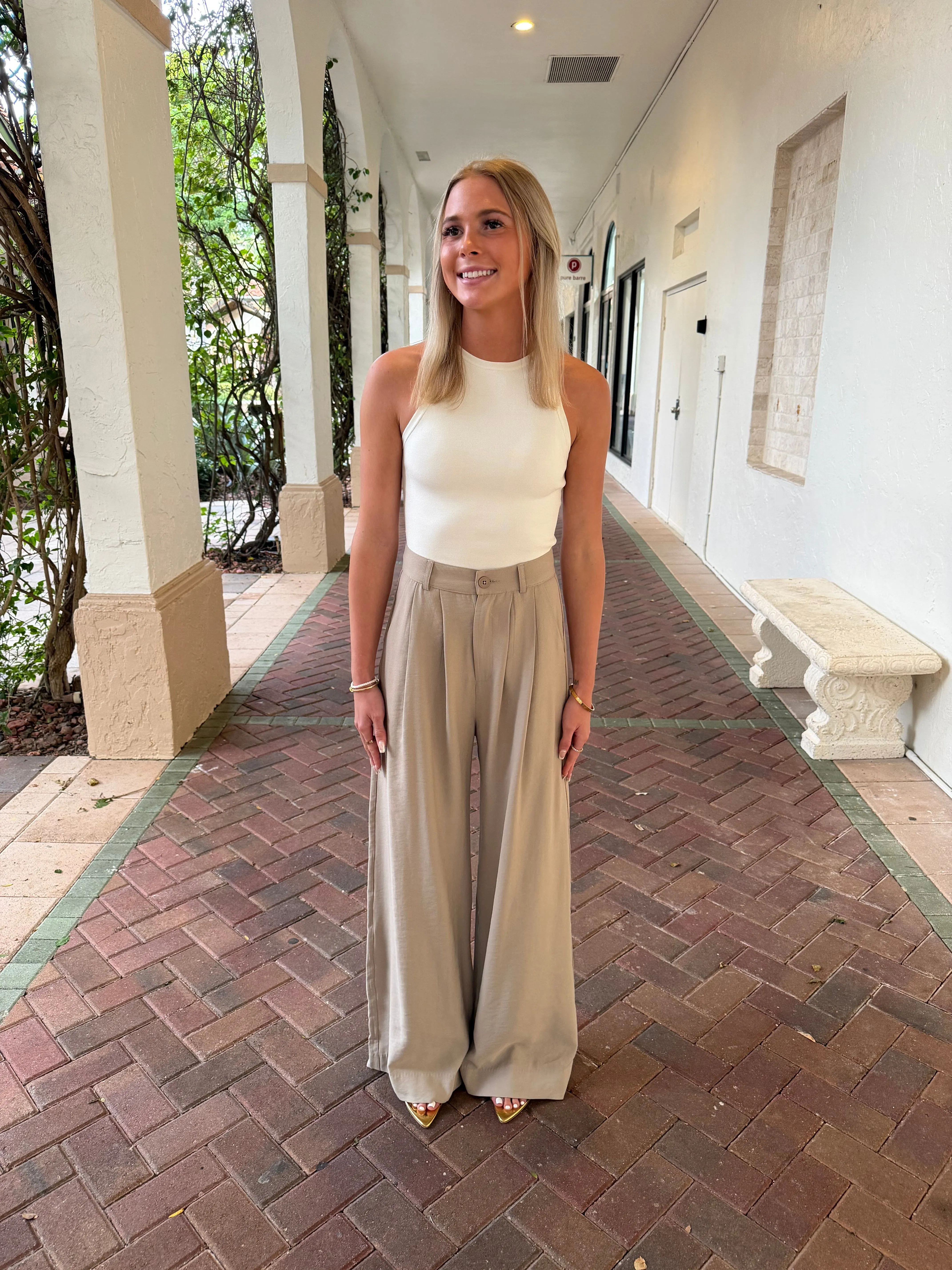 Nonchalant - Fabi Pants - Taupe | Jessie Boutique Exclusive Color sold by Jessie Boutique product image thumbnail 2