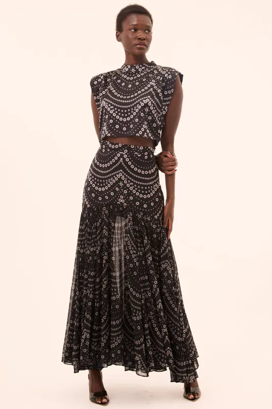 Misa - Yara Skirt - Stranded Pearls sold by Jessie Boutique