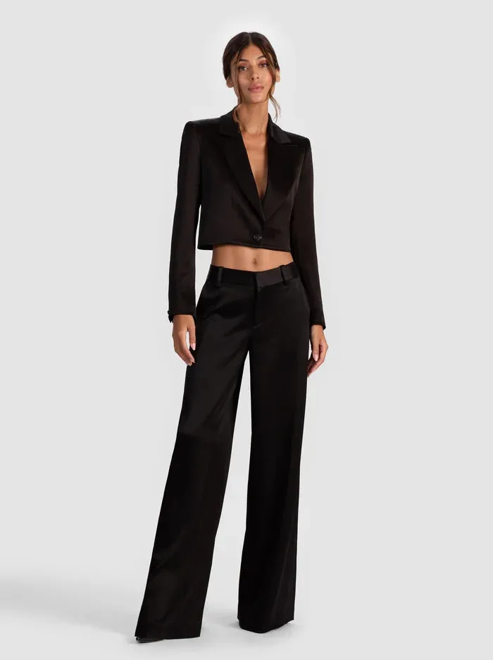 Alice + Olivia - Ines Cropped Boxy Blazer - Black sold by Jessie Boutique product image thumbnail 3