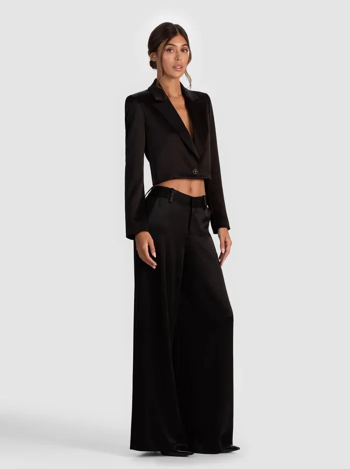 Alice + Olivia - Ines Cropped Boxy Blazer - Black sold by Jessie Boutique product image thumbnail 5