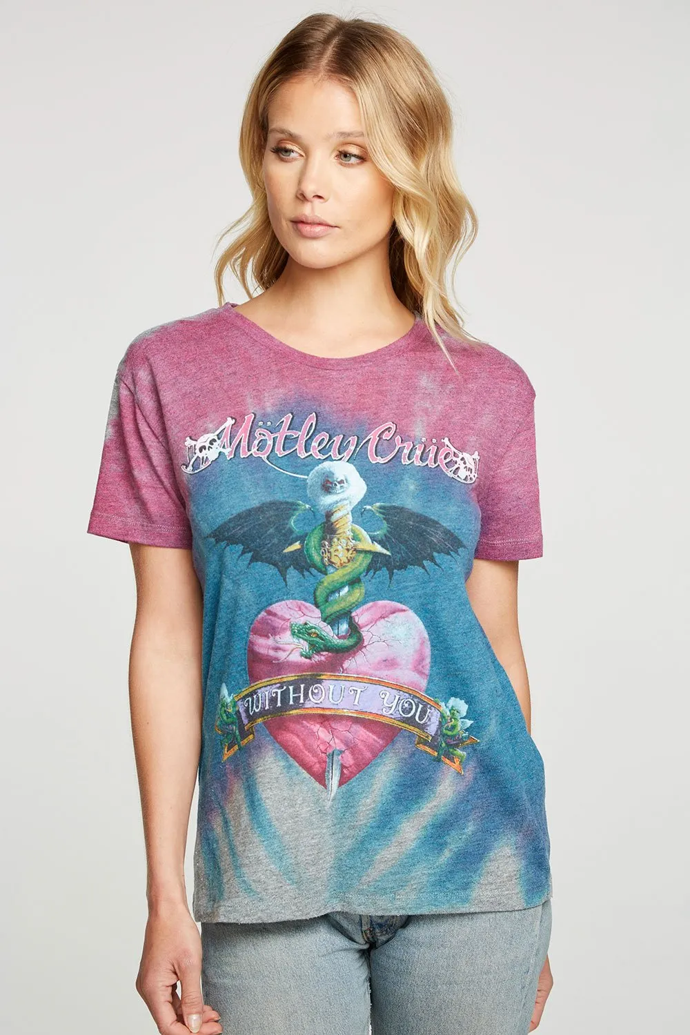 Chaser - Motley Crue Without You Tee - Sunset Dye sold by Jessie Boutique product image thumbnail 3