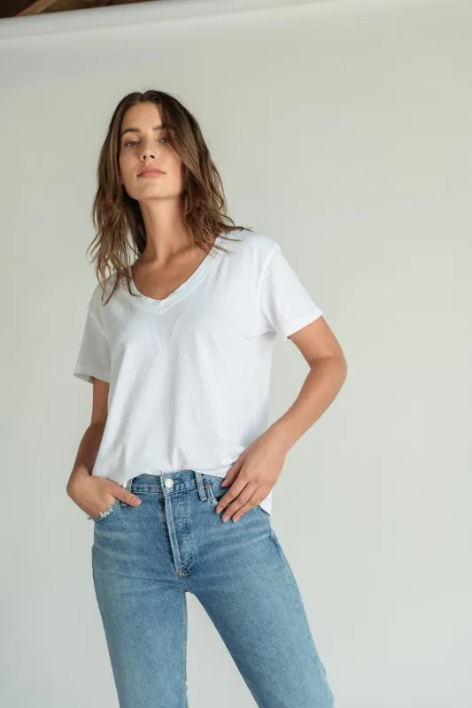 Perfect White Tee - Hendrix V Neck - Multiple Colors Available sold by Jessie Boutique