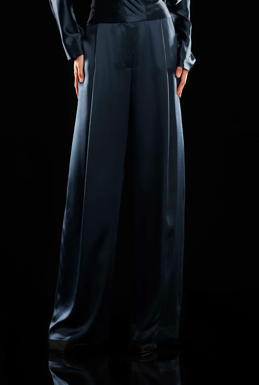 The Sei - Relaxed Trouser - Slate Blue sold by Jessie Boutique