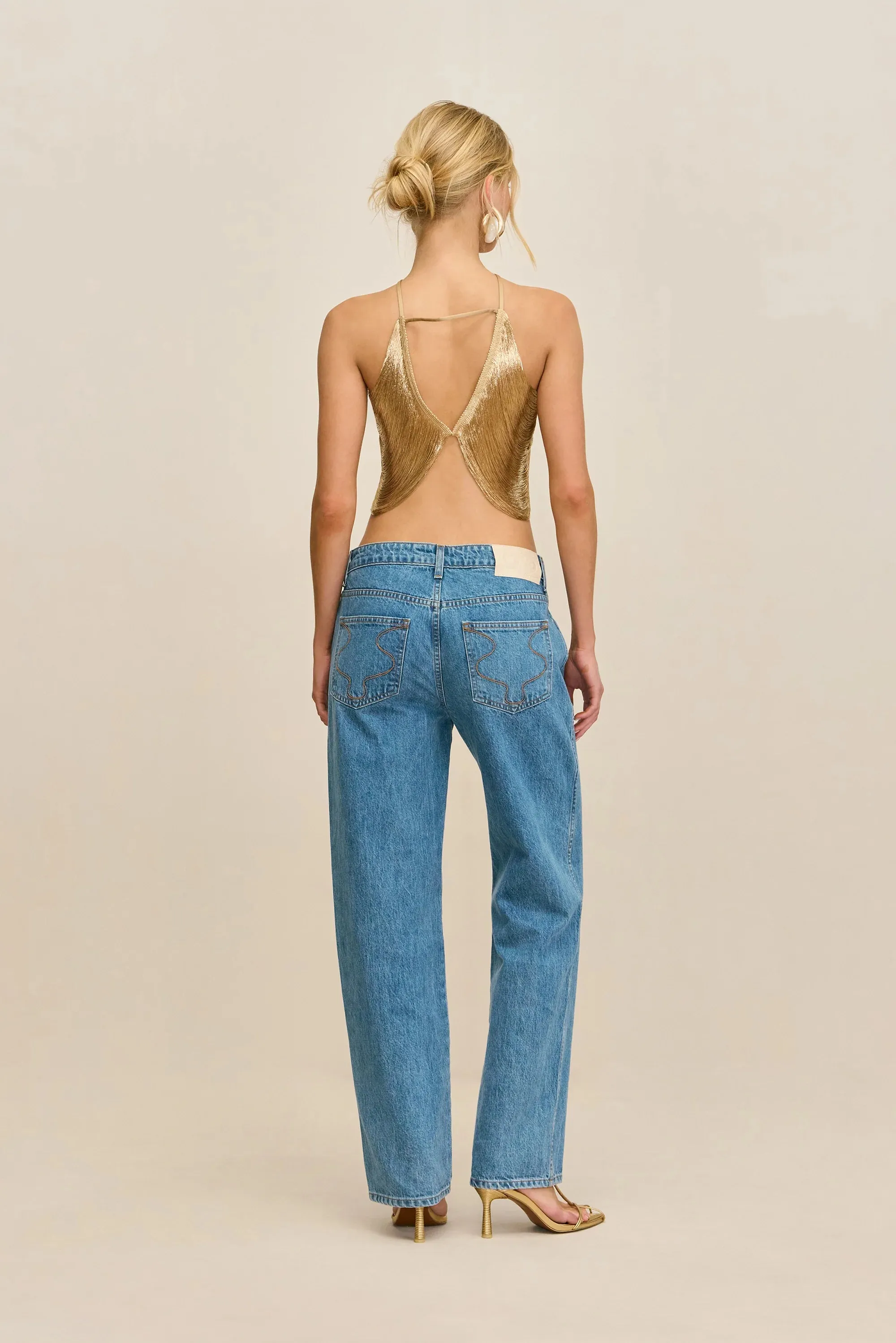 Cult Gaia - Tamar Jean - Medium Stone Wash sold by Jessie Boutique product image thumbnail 3