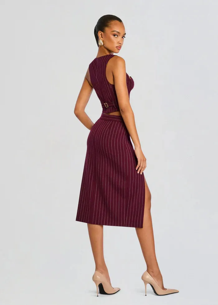 Retrofete - Brigette Skirt - Port sold by Jessie Boutique product image thumbnail 4