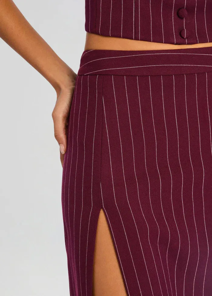 Retrofete - Brigette Skirt - Port sold by Jessie Boutique product image thumbnail 2