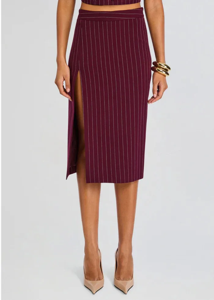 Retrofete - Brigette Skirt - Port sold by Jessie Boutique product image thumbnail 3