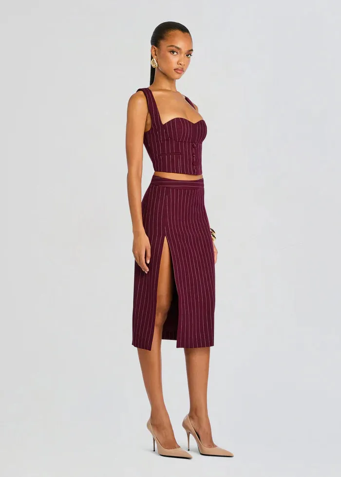 Retrofete - Brigette Skirt - Port sold by Jessie Boutique