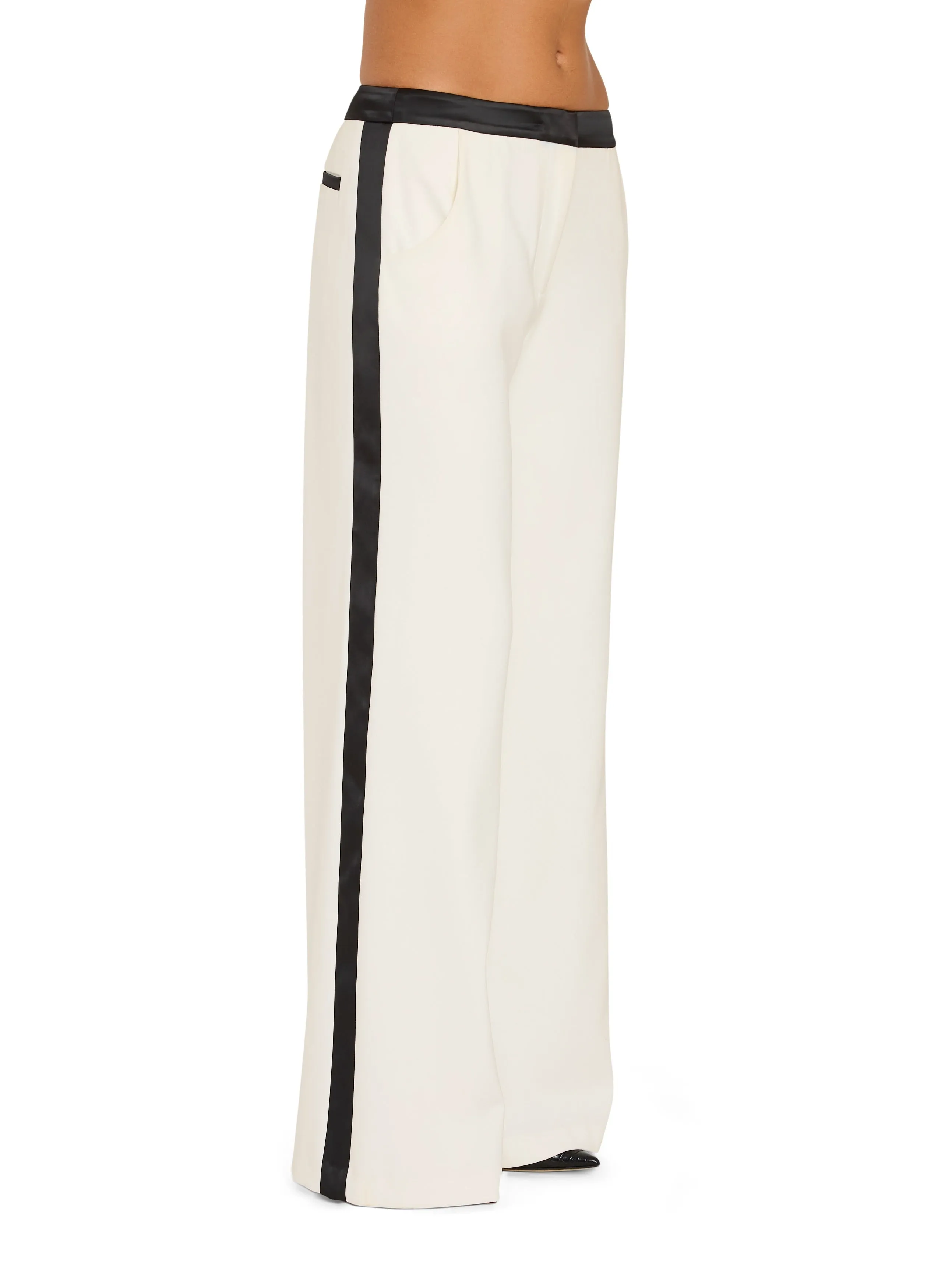 Amanda Uprichard - Caviar Pants - Ivory/Black sold by Jessie Boutique product image thumbnail 3