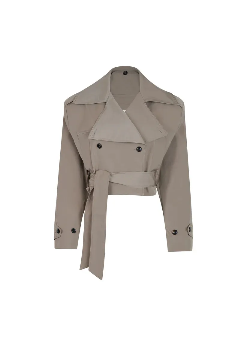 Parentezi - Celina Trench Jacket - Taupe sold by Jessie Boutique product image thumbnail 3