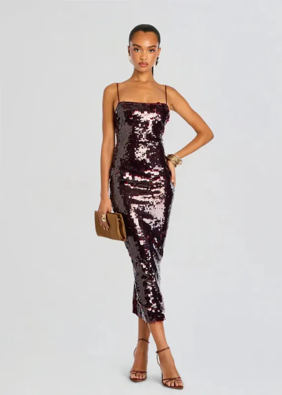 Retrofete - Alana Sequin Dress - Port sold by Jessie Boutique