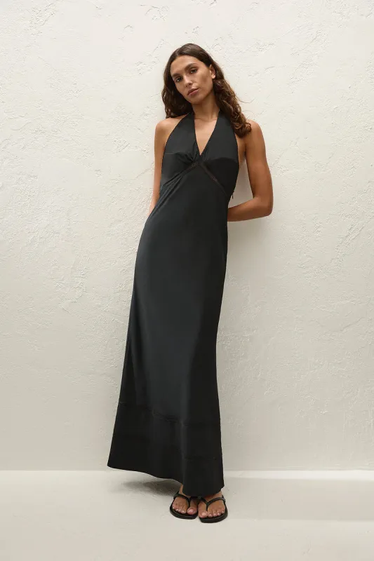 Faithfull The Brand - Lulu Maxi Dress - Black sold by Jessie Boutique