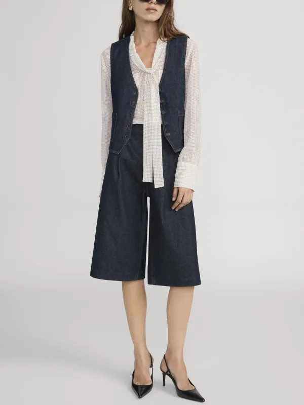 Frame - The Denim Vest - Rinse sold by Jessie Boutique