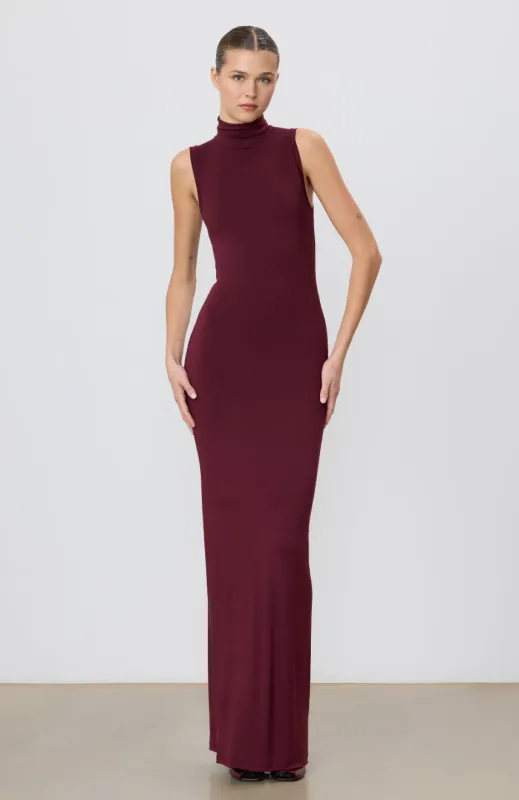 Eterne - Harlow Maxi Dress - Oxblood sold by Jessie Boutique
