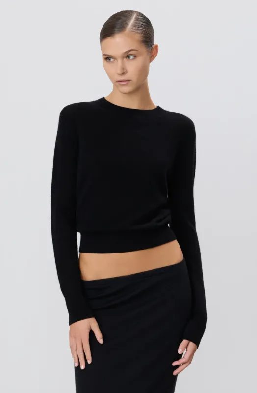 Eterne - Francis Sweater - Black sold by Jessie Boutique