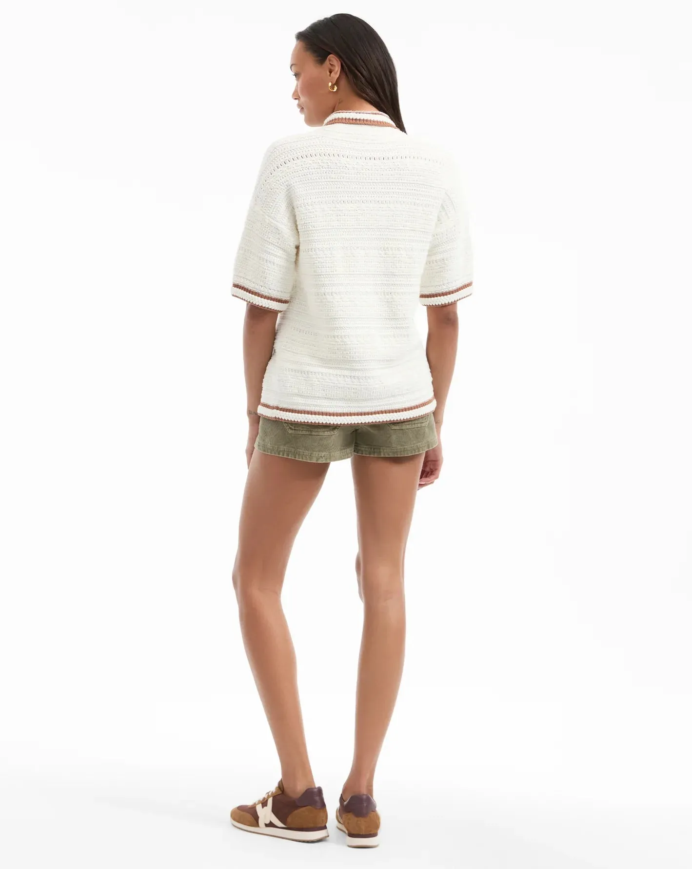 Veronica Beard - Jadine Half-Sleeve Cardigan - Dove sold by Jessie Boutique product image thumbnail 3