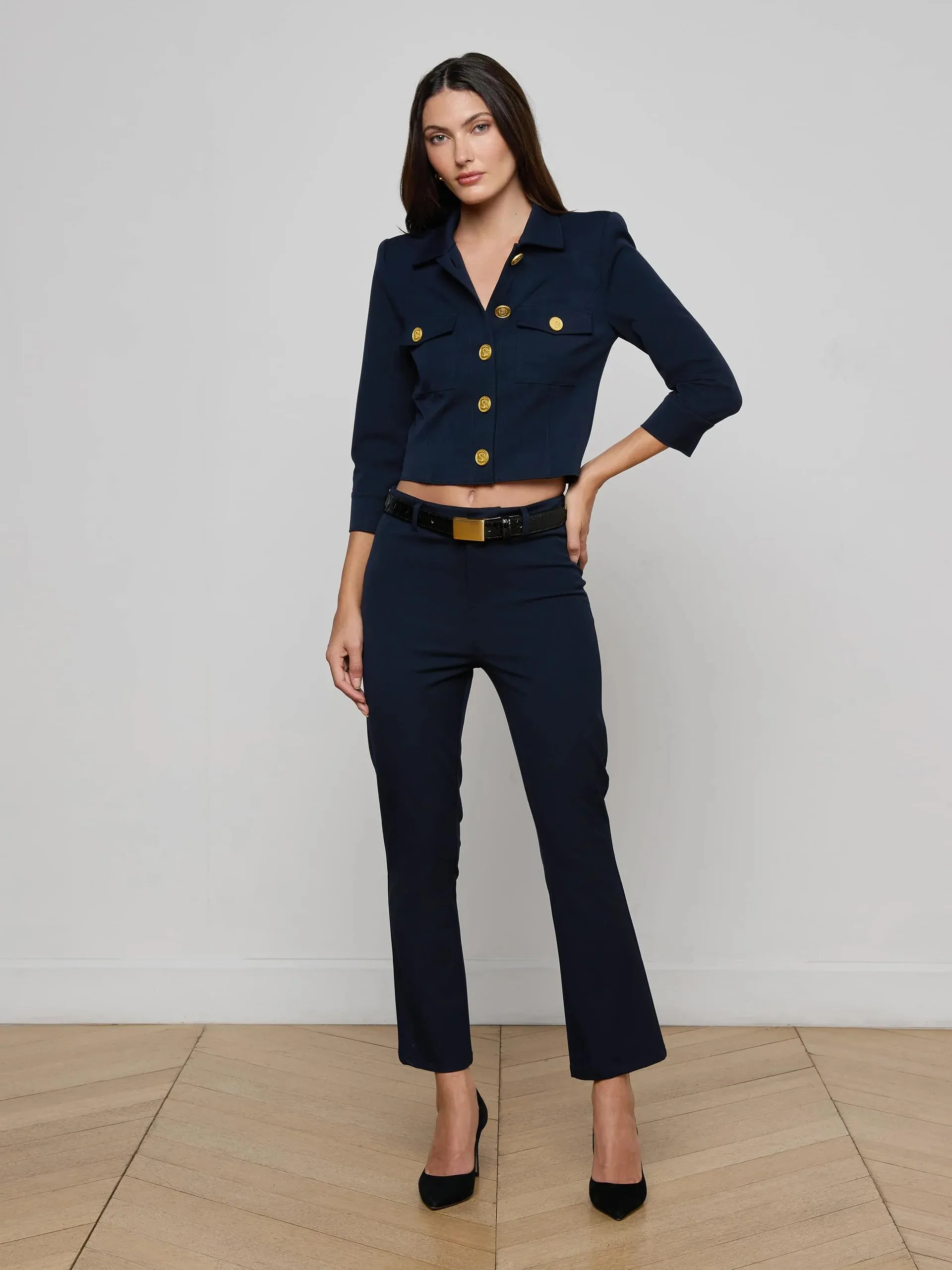 L'agence - Ketra Bootcut Trouser - Midnight sold by Jessie Boutique